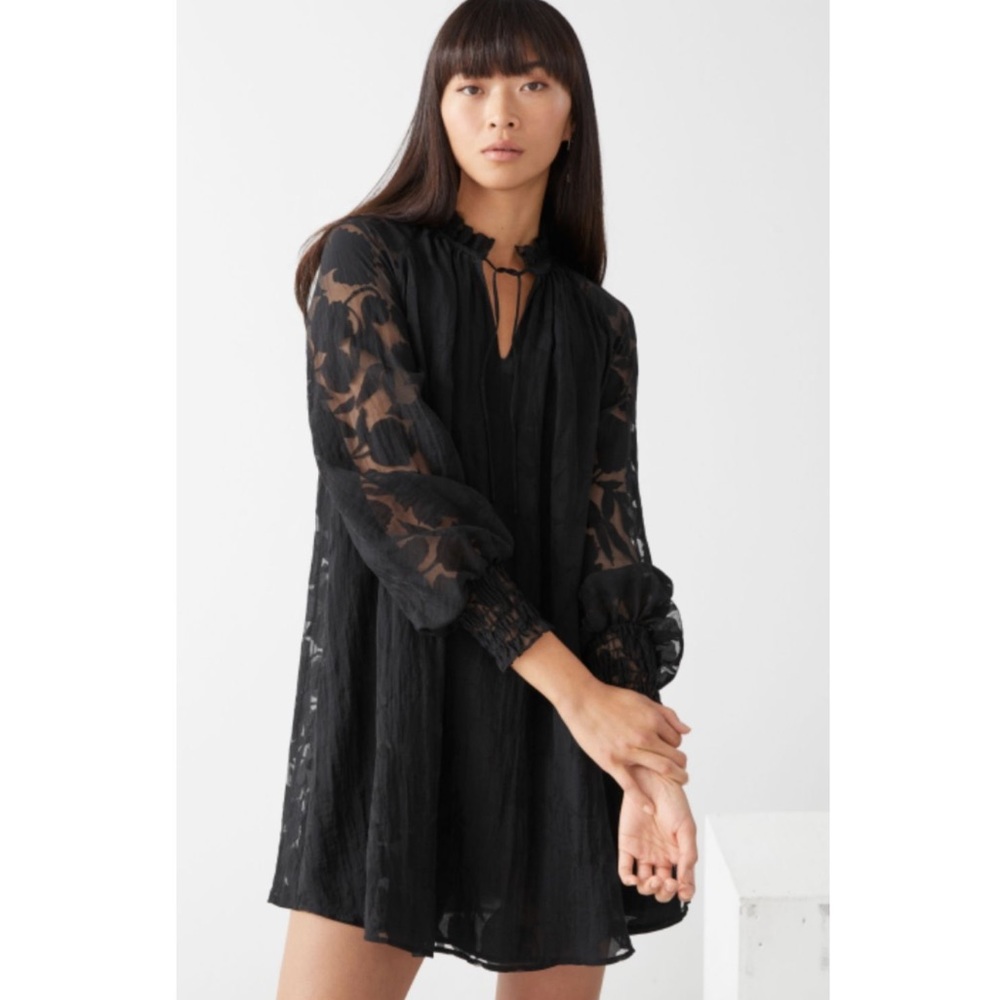 NWT & Other Stories Balloon Sleeve Mini Dress